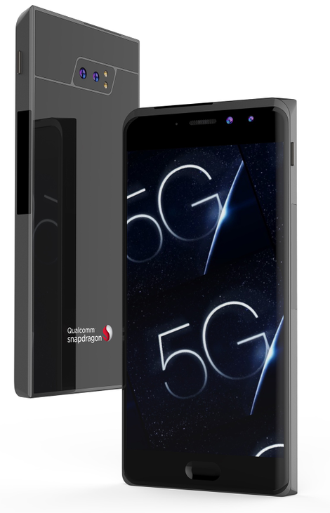 Prototipo de un smartphone 5G con el módem X50 de Qualcomm